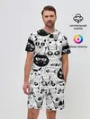Мужской костюм с шортами / Кошки