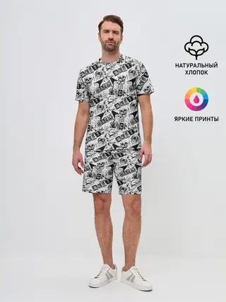 Мужской костюм с шортами / Rock music