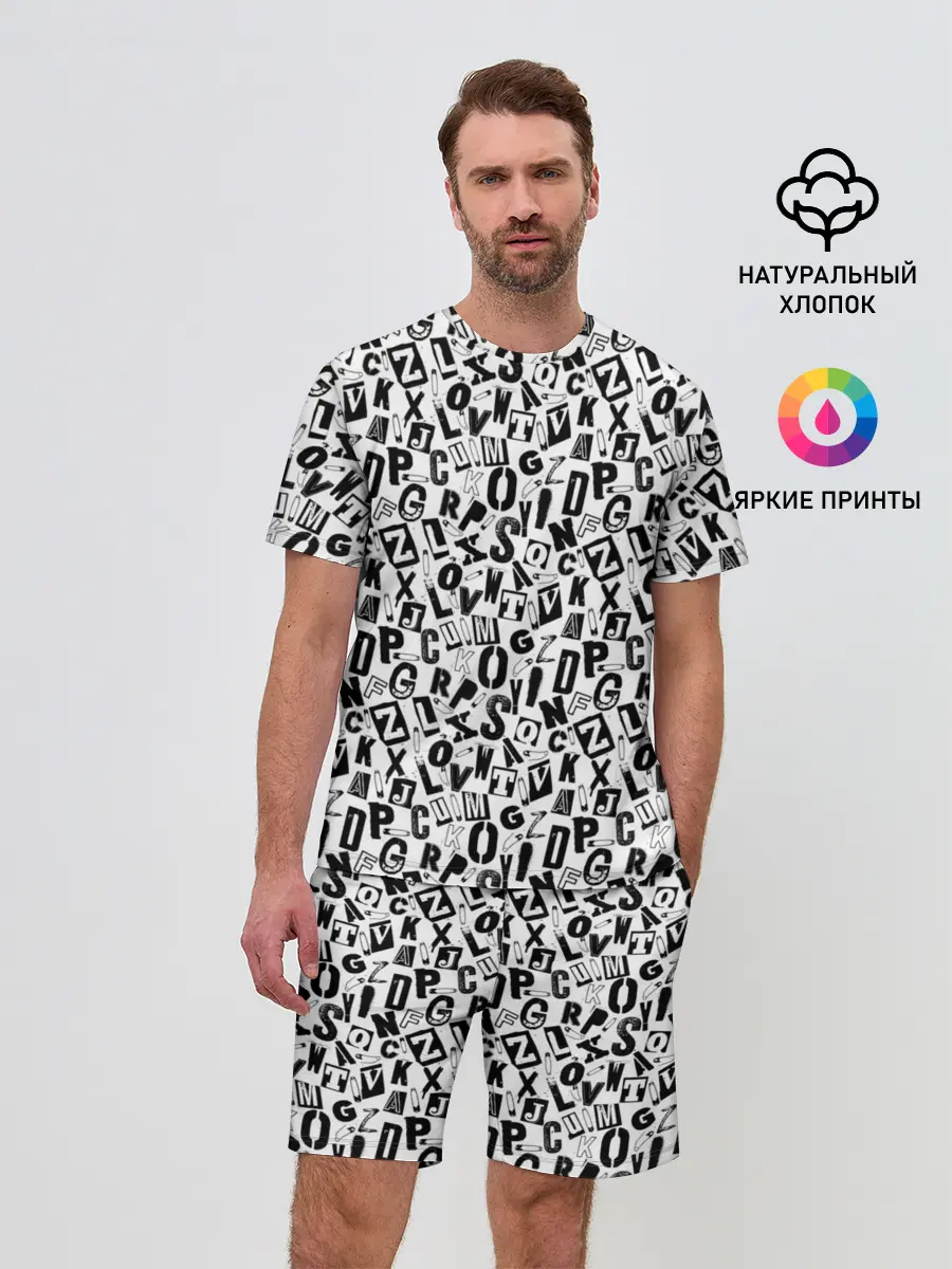 Мужской костюм с шортами / Панк