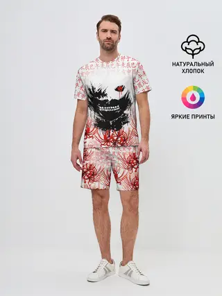 Мужской костюм с шортами / Kaneki Ken face