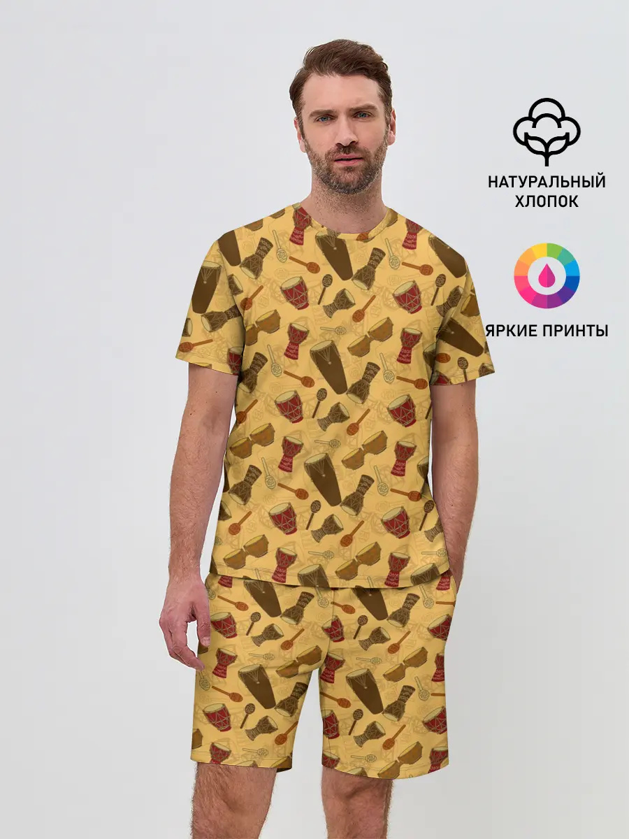 Мужской костюм с шортами / Ударные Инструменты