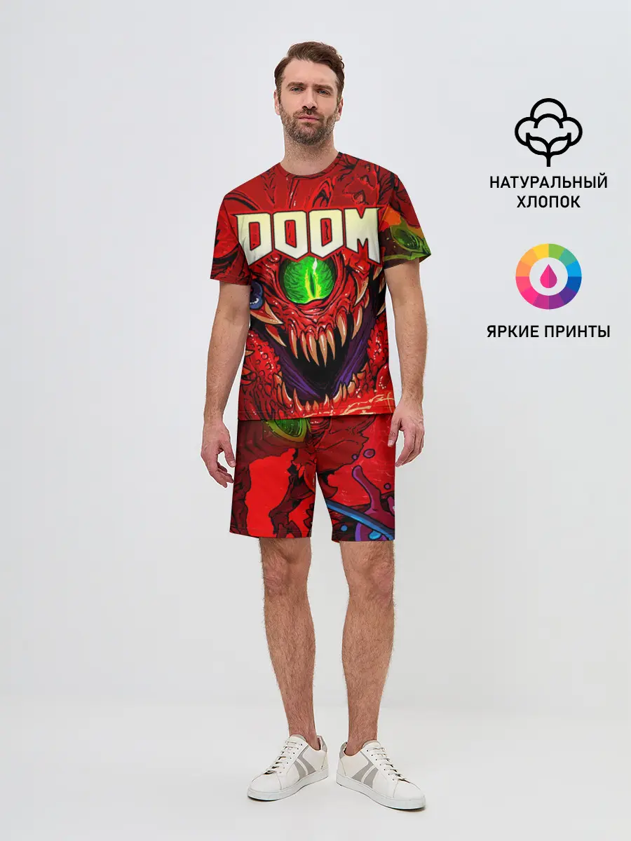 Мужской костюм с шортами / DOOM Eternal