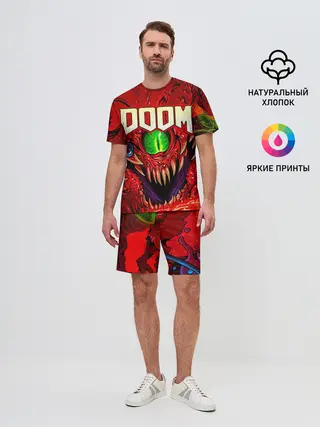Мужской костюм с шортами / DOOM Eternal