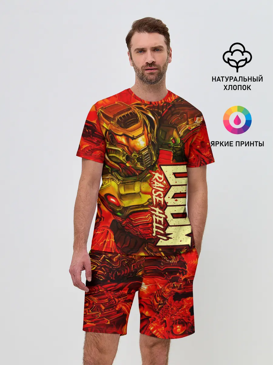 Мужской костюм с шортами / DOOM Eternal