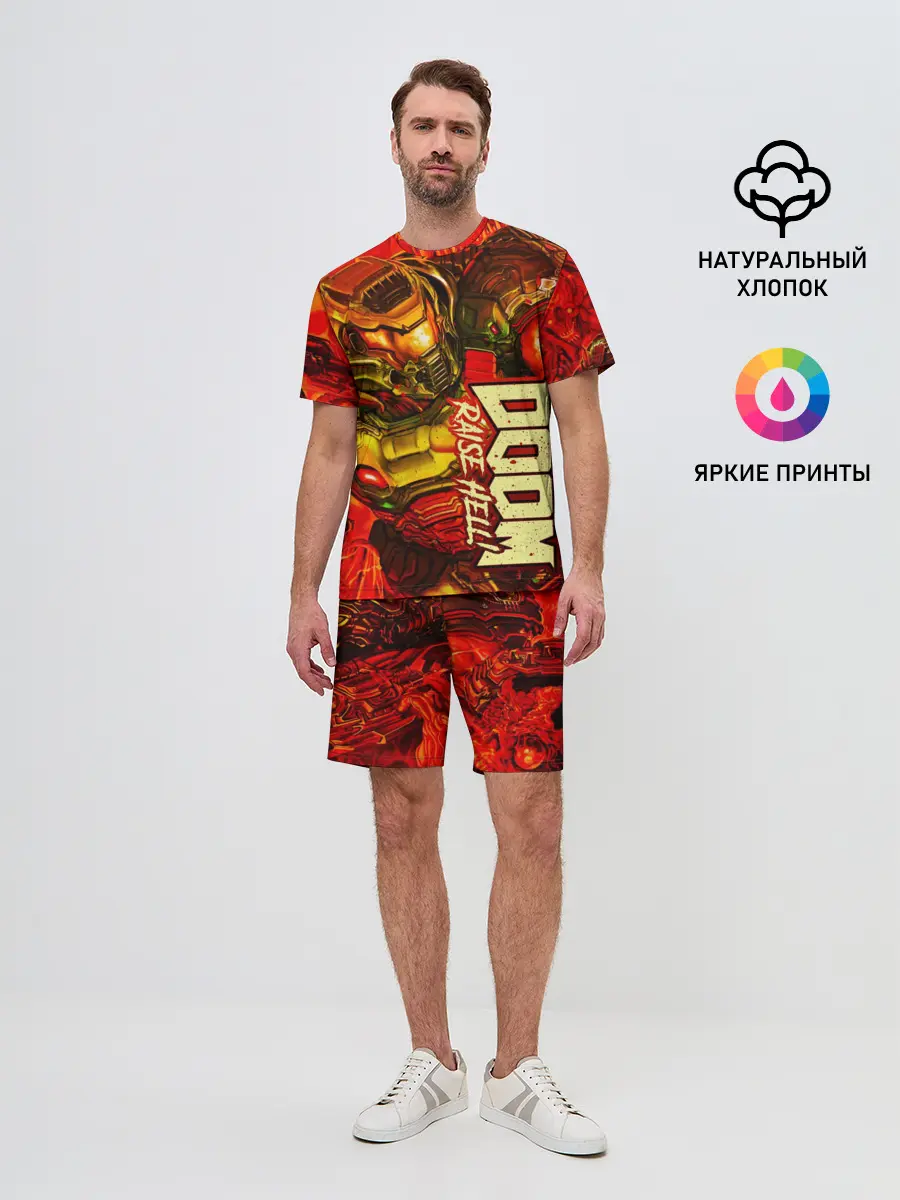 Мужской костюм с шортами / DOOM Eternal