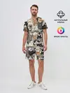 Мужской костюм с шортами / Котики смешные