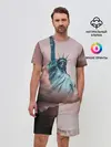 Мужской костюм с шортами / Статуя свободы