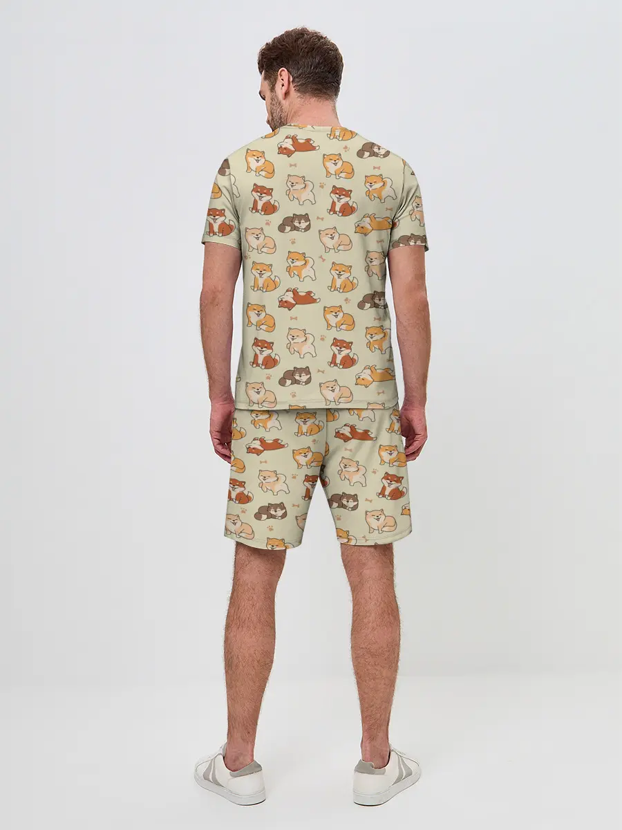 Мужской костюм с шортами / Шиба-Ину