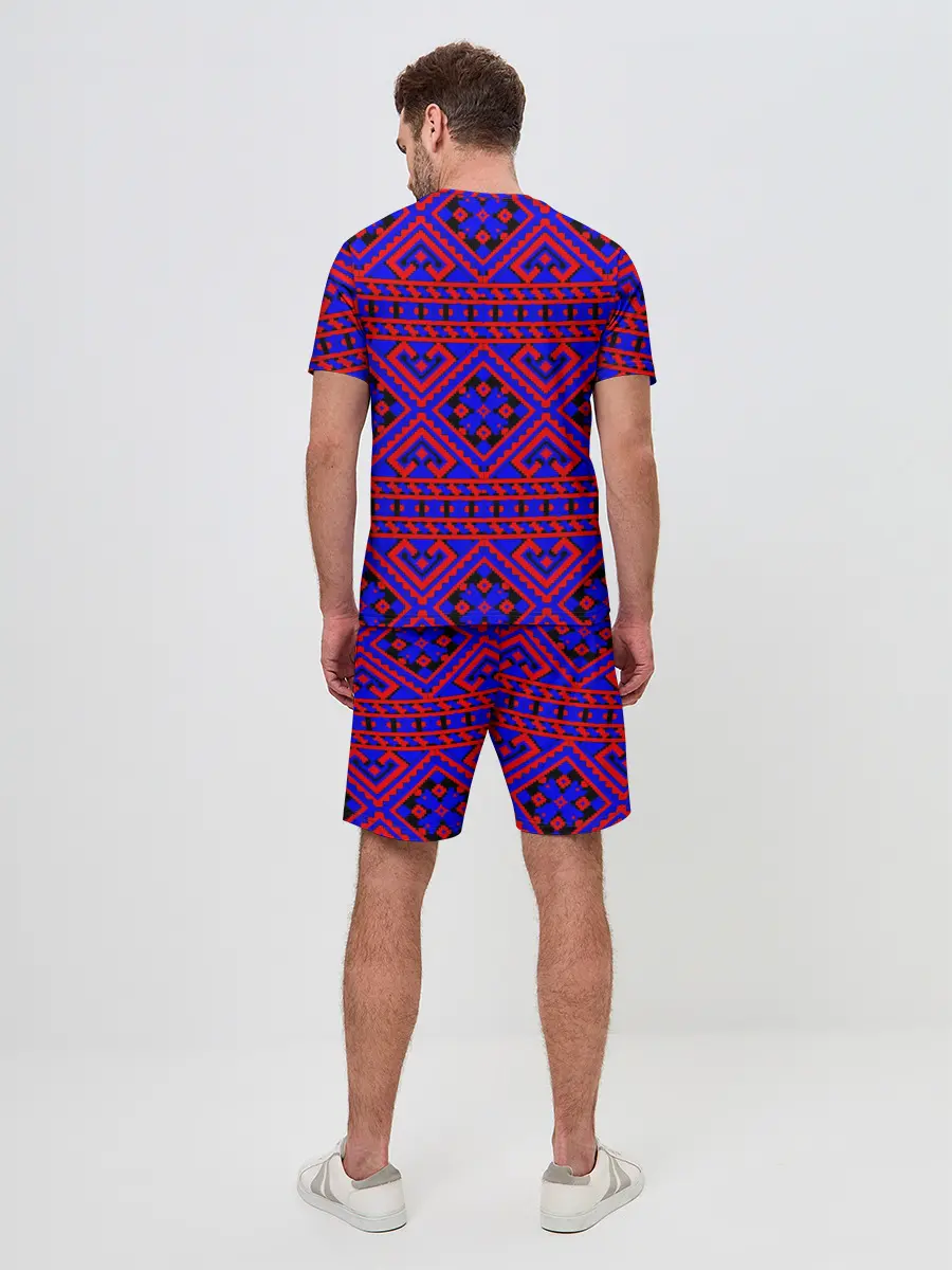 Мужской костюм с шортами / Русские народные узоры