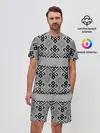 Мужской костюм с шортами / Русские народные узоры