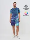 Мужской костюм с шортами / Абстракция