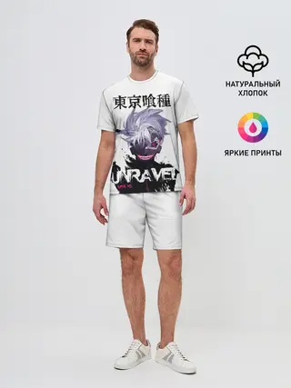 Мужской костюм с шортами / UNRAVEL VER KL Tokyo Ghoul