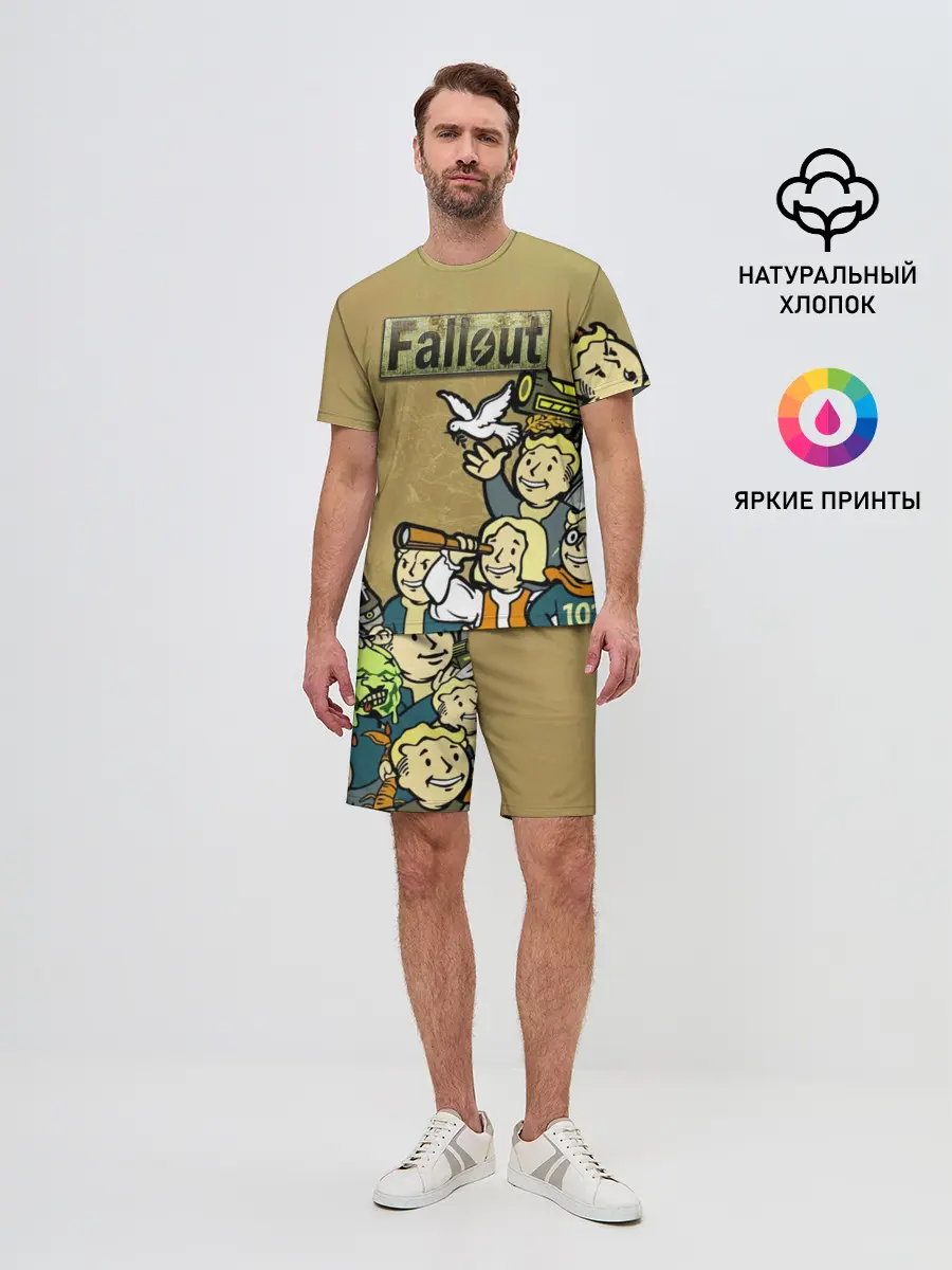 Мужской костюм с шортами / Волтбои