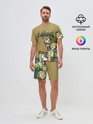 Мужской костюм с шортами / Волтбои