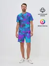 Мужской костюм с шортами / Неоновые краски