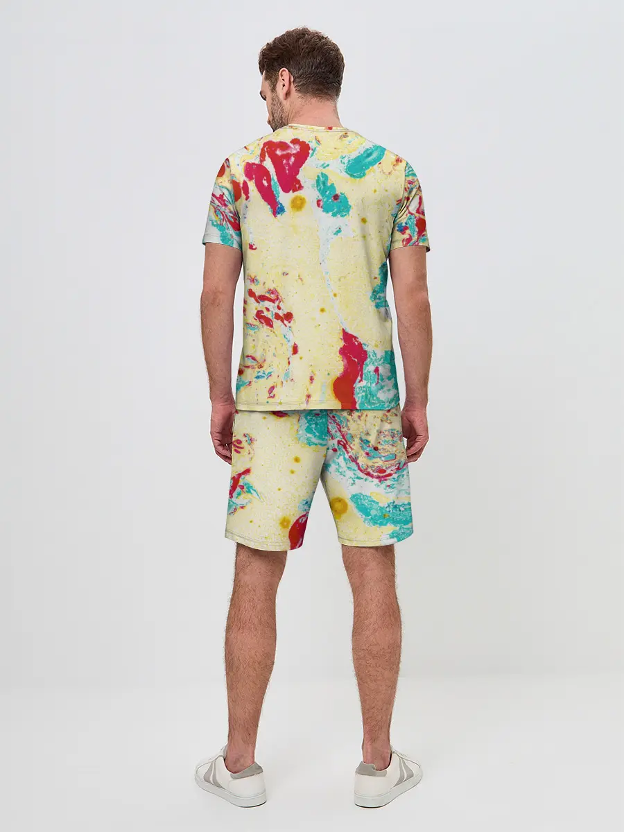 Мужской костюм с шортами / Текстура