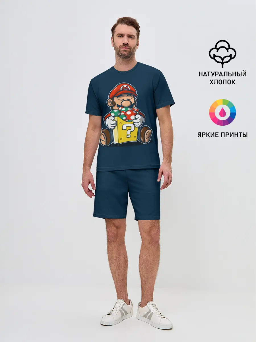 Мужской костюм с шортами / Марио