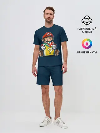 Мужской костюм с шортами / Марио