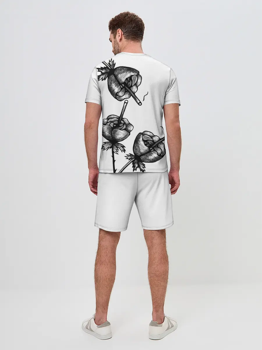 Мужской костюм с шортами / Дымящие розы