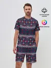 Мужской костюм с шортами / Русские народные узоры