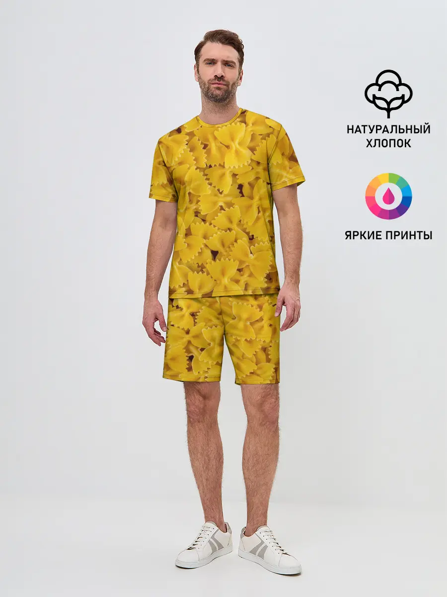 Мужской костюм с шортами / Макароны бабочки