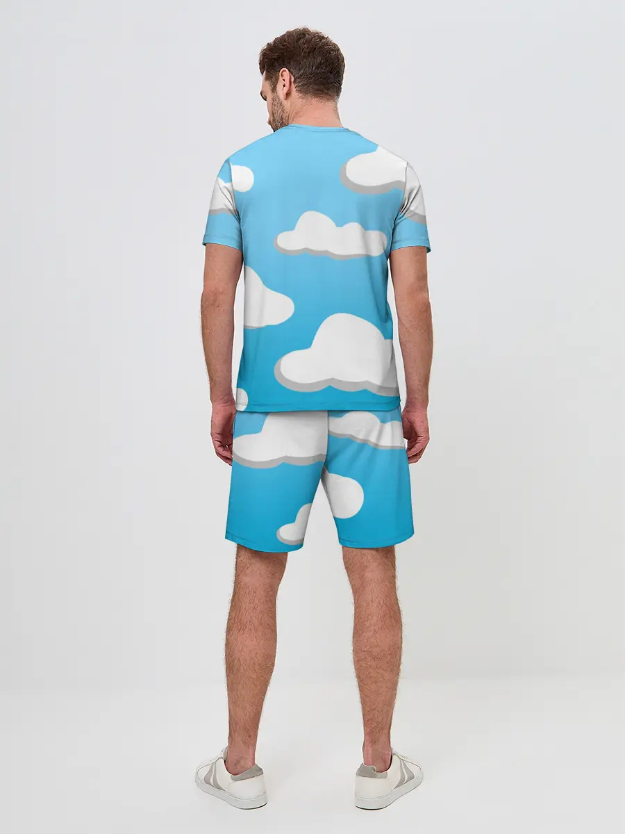 Мужской костюм с шортами / Небо