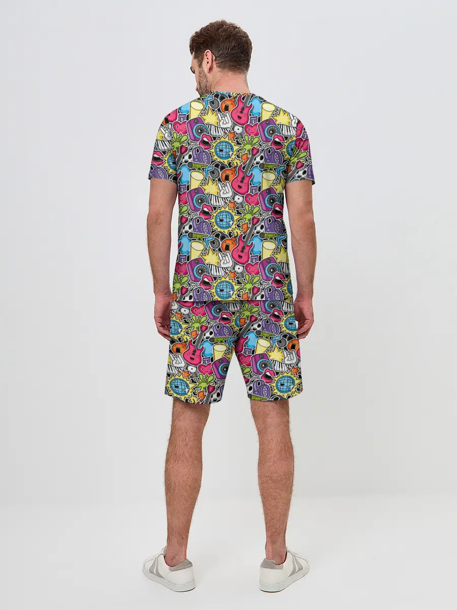 Мужской костюм с шортами / Музыкант