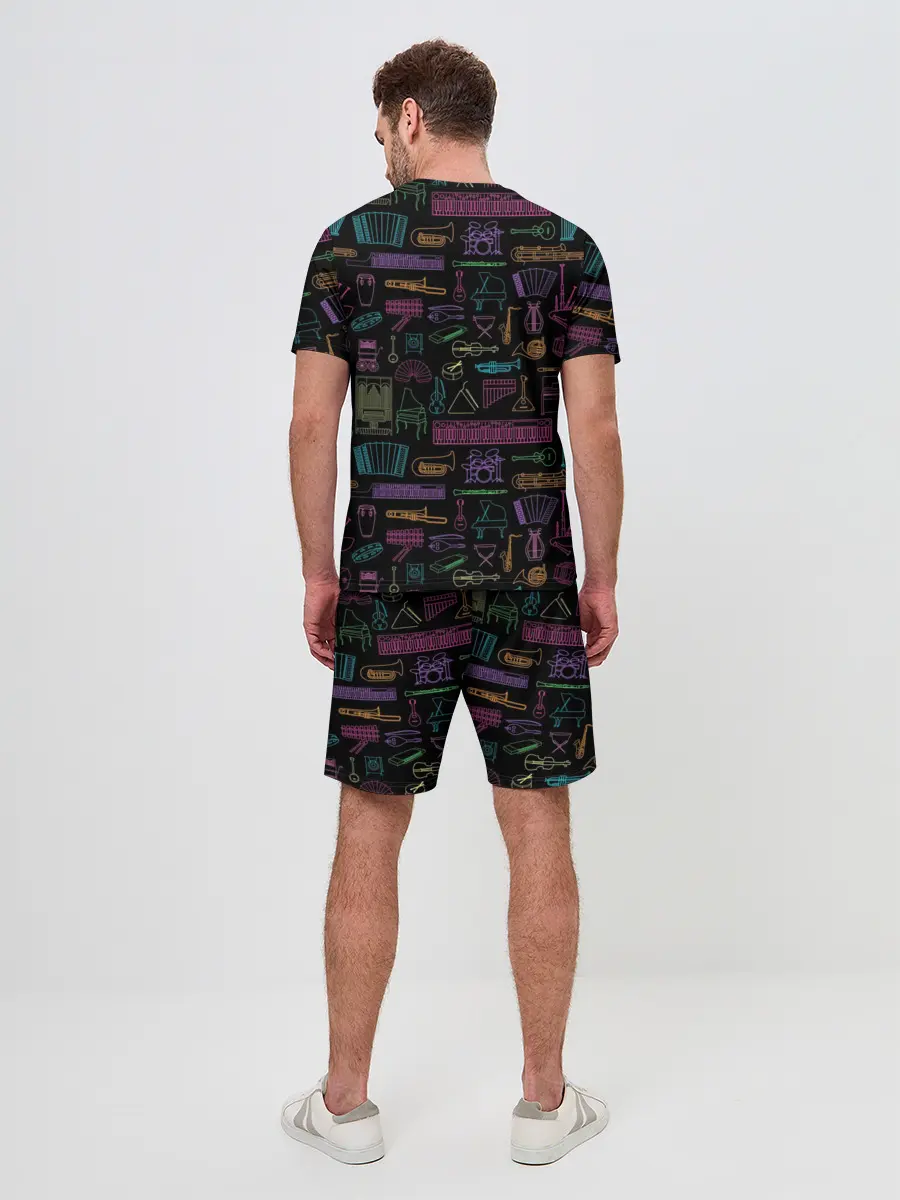 Мужской костюм с шортами / Музыкальные Инструменты