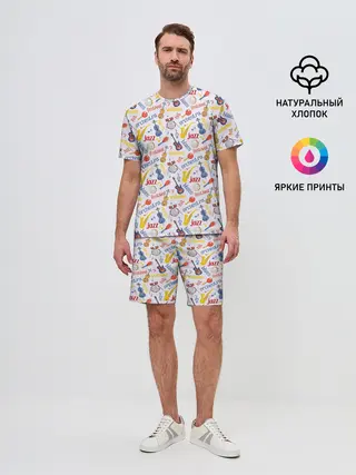 Мужской костюм с шортами / Музыка