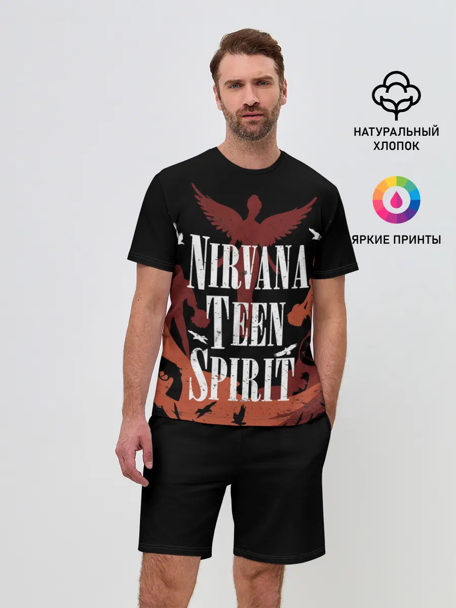 Мужской костюм с шортами / NIRVANA TEEN SPIRIT