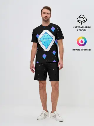 Мужской костюм с шортами / Алмаз