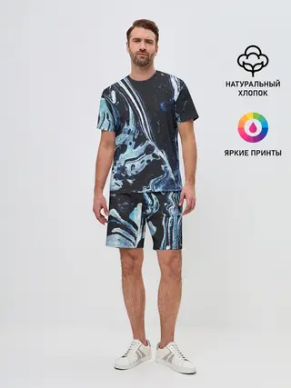 Мужской костюм с шортами / Текстура