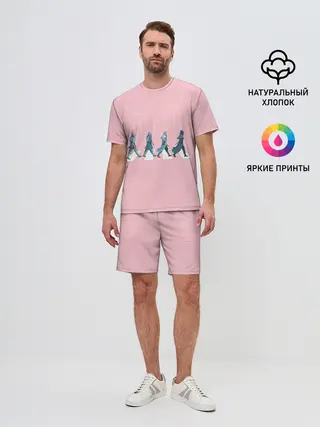 Мужской костюм с шортами / Dark souls x Beatles