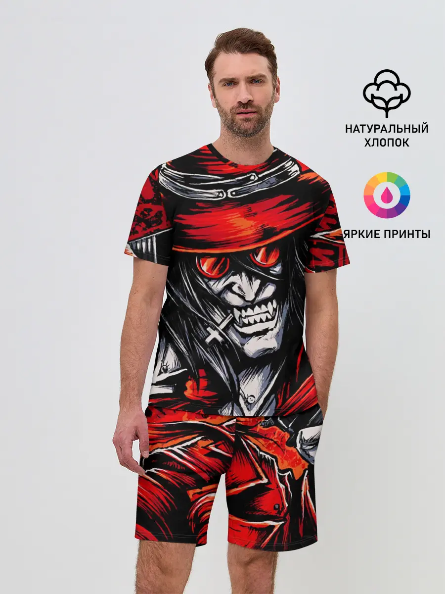 Мужской костюм с шортами / ALUCARD IN RED