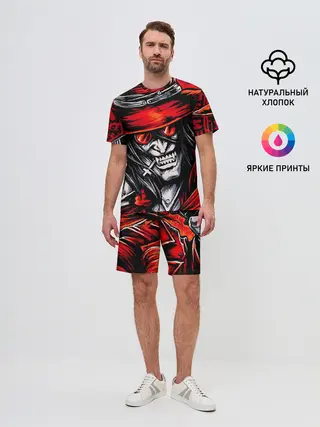 Мужской костюм с шортами / ALUCARD IN RED
