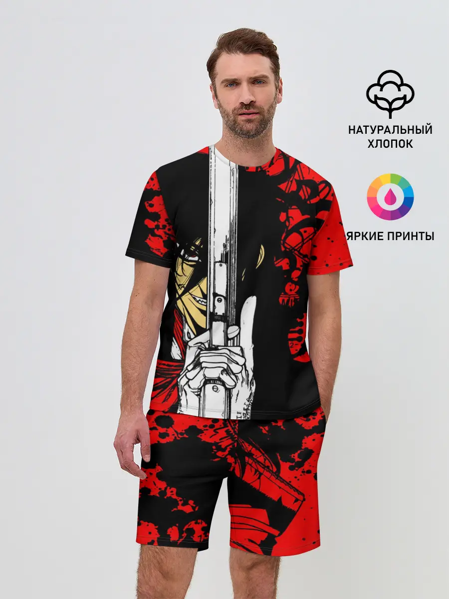 Мужской костюм с шортами / Алукард - Хеллсинг