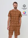 Мужской костюм с шортами / Шоколад