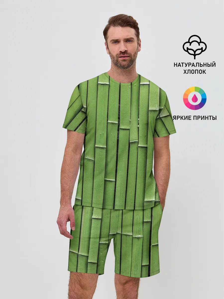 Мужской костюм с шортами / Бамбук