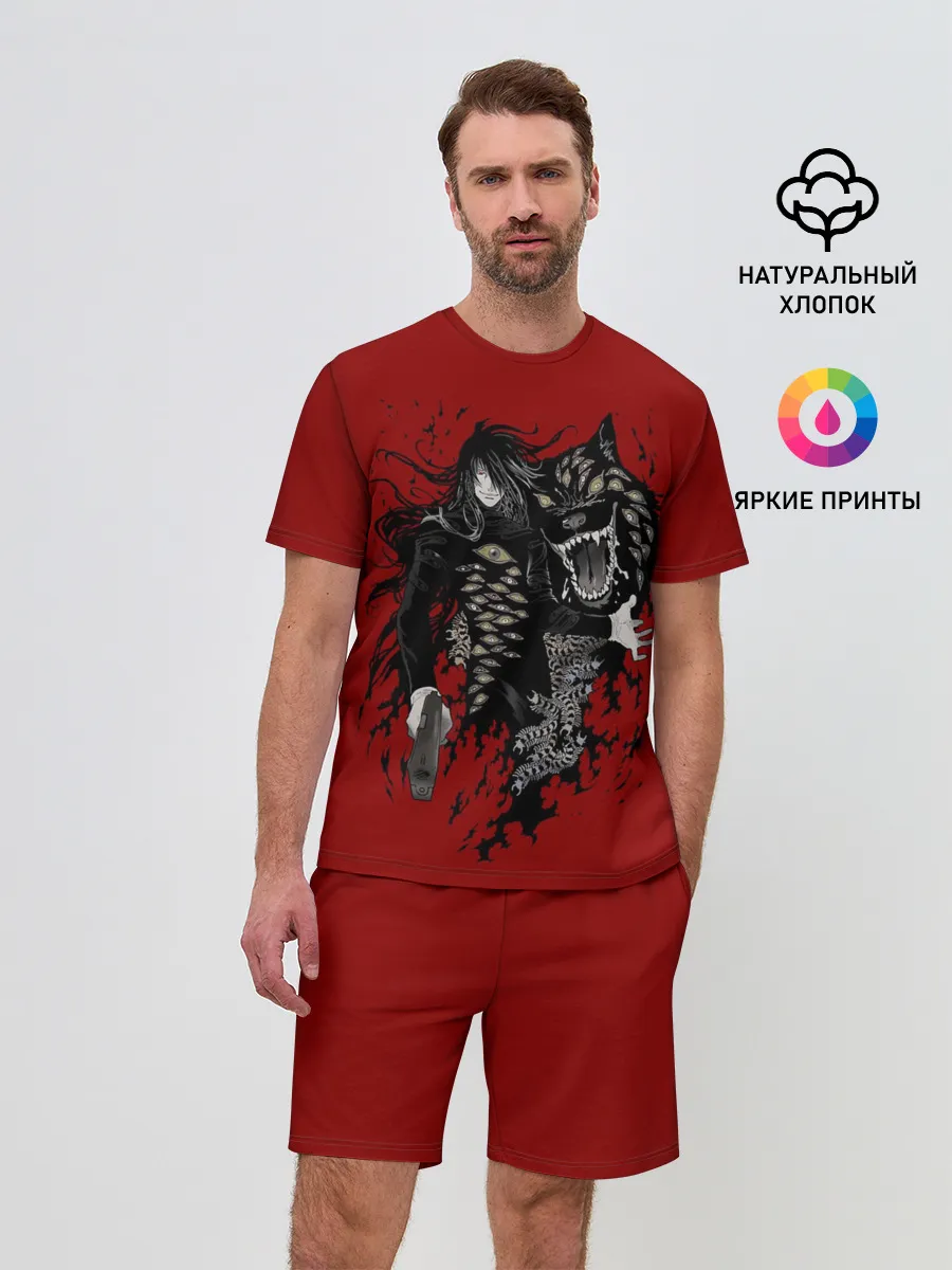 Мужской костюм с шортами / Алукард пес