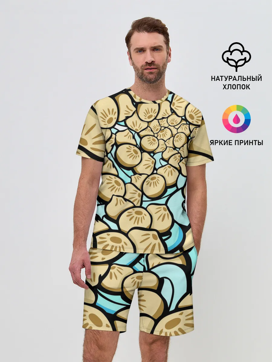 Мужской костюм с шортами / Нежная бууза