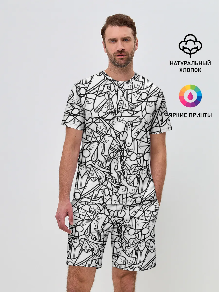 Мужской костюм с шортами / Масса людей