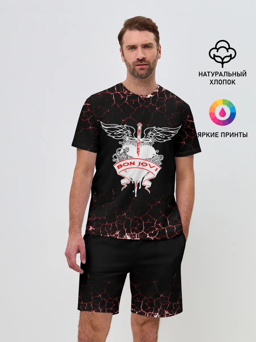 Мужской костюм с шортами / bon jovi