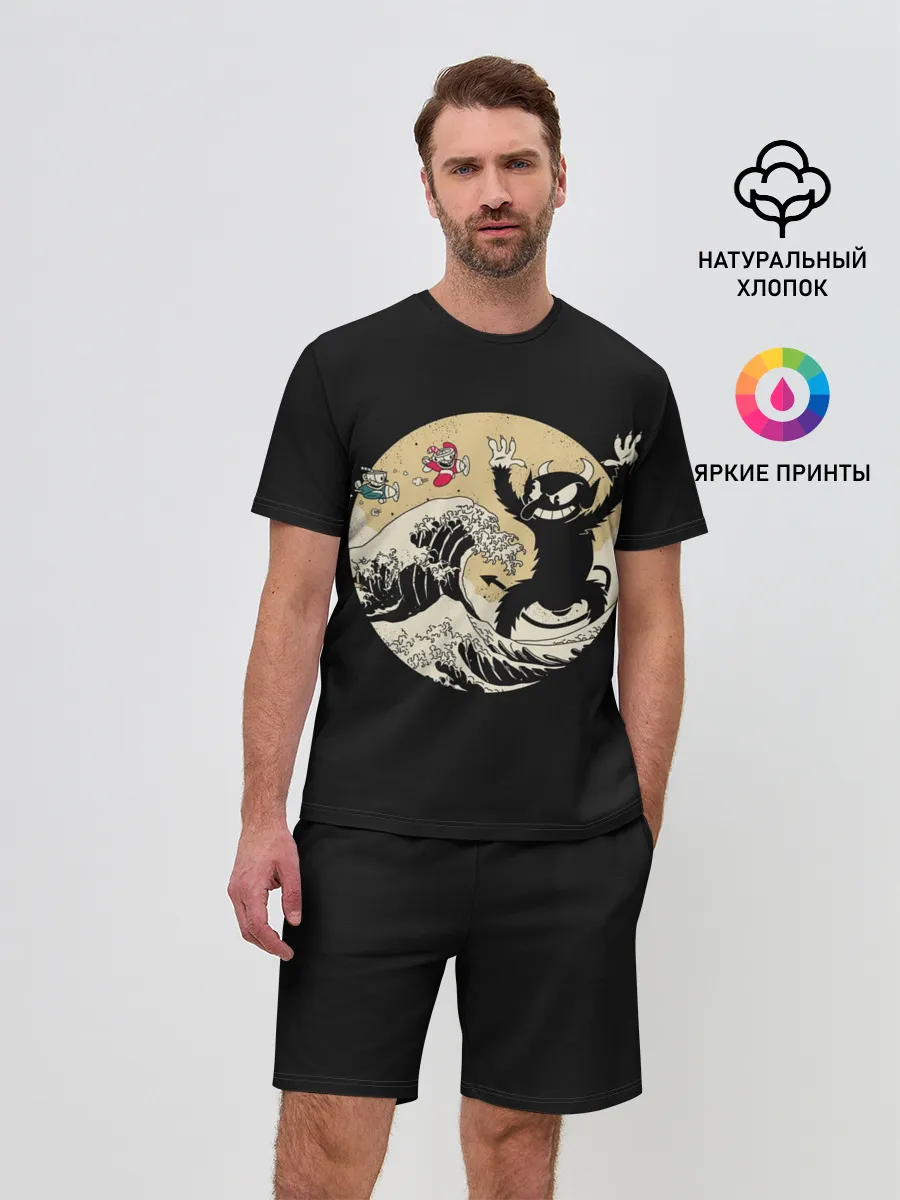 Мужской костюм с шортами / CUPHEAD | RETRO WAVE