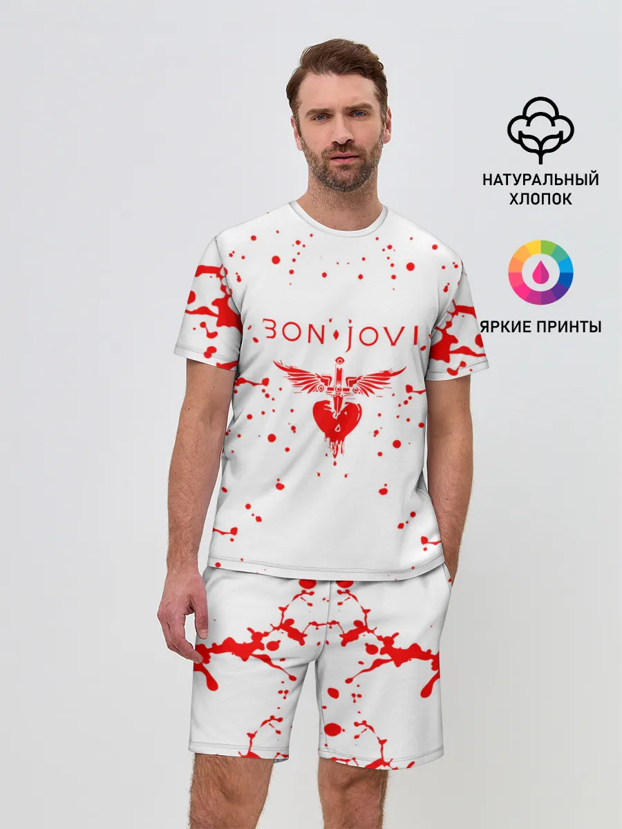 Мужской костюм с шортами / bon jovi