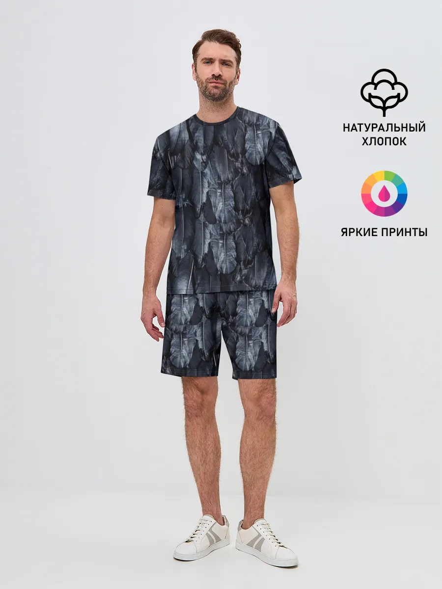 Мужской костюм с шортами / Черный Ворон