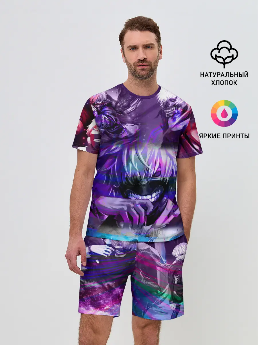 Мужской костюм с шортами / Ретро Рейв Гуль