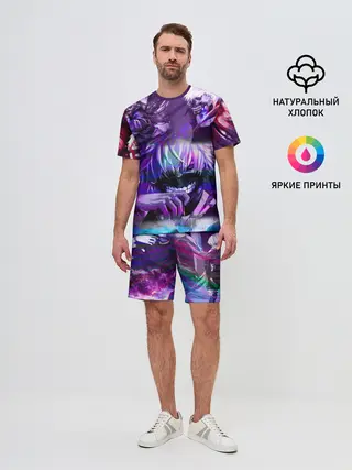 Мужской костюм с шортами / Ретро Рейв Гуль