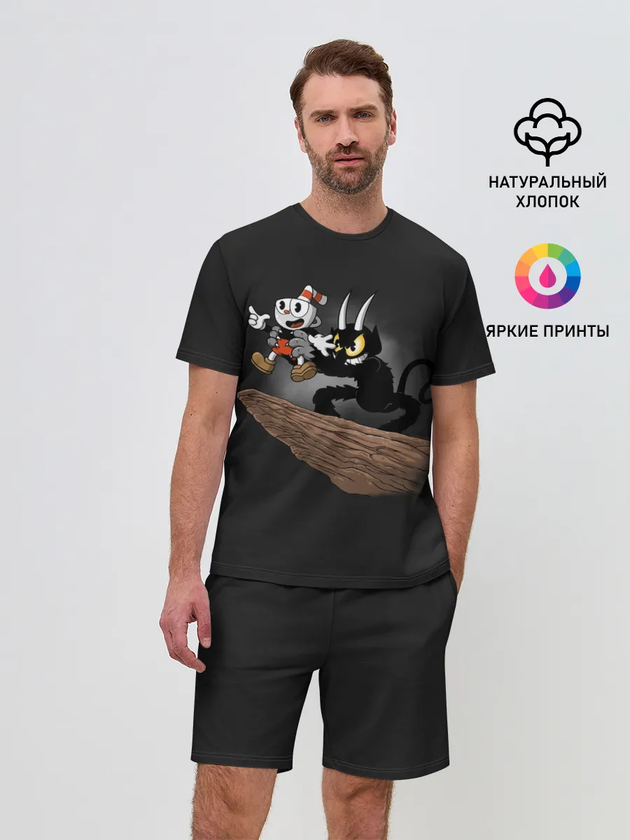 Мужской костюм с шортами / CUPHEAD