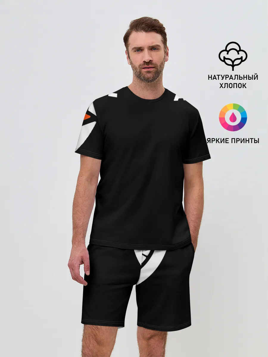 Мужской костюм с шортами / gg lightning orange