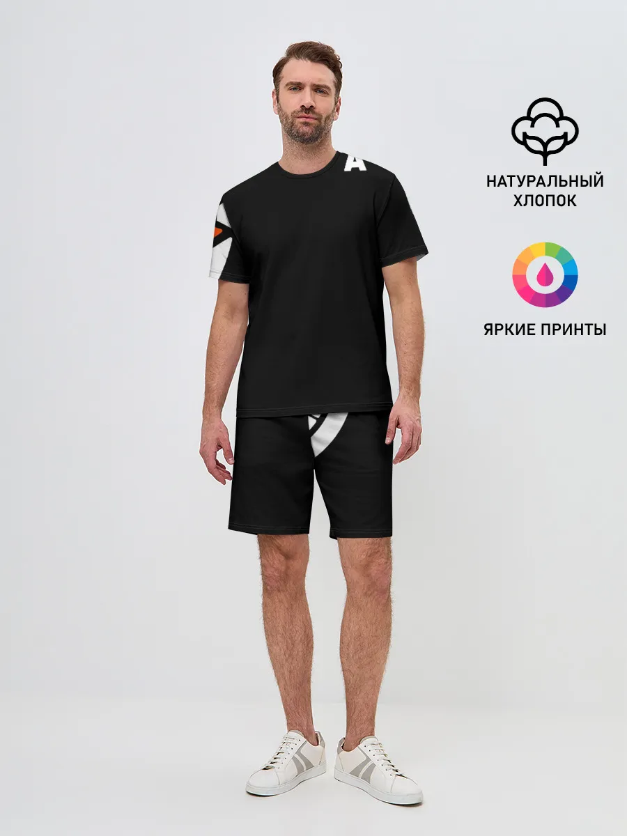 Мужской костюм с шортами / gg lightning orange